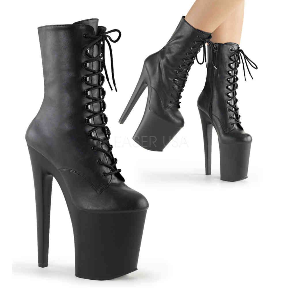Pleaser - XTREME1020 Plateau Laarzen, Paaldans schoenen - Paaldans schoenen - Zwart Product image